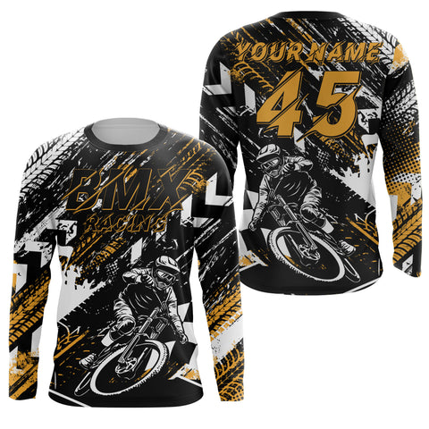 Custom BMX racing jersey UPF30+ rider shirts extreme Off-road Cycling adult&kid team racewear| SLC37