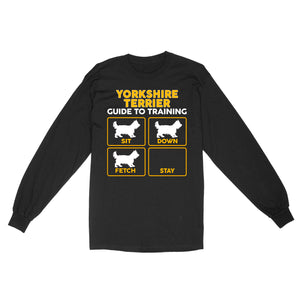 Yorkshire Terrier Standard Long Sleeve | Funny Guide to Training dog - FSD2411D08