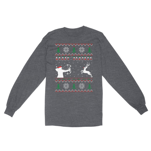 Merry Huntmas Deer hunting Christmas gifts | Long Sleeve - FSD3524 D02