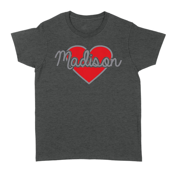 Heart Personalized Valentine T-shirt - Gift for Boyfriend, Girlfriend on Valentine day - FSD1007