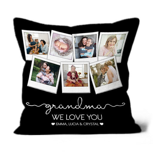 Grandma We Love You Personalized Pillow, Grandma Mother's Day Gift, Birthday Christmas Keepsake| NPL38