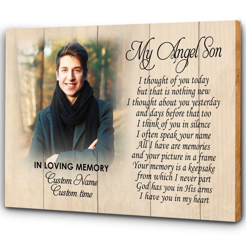 Personalized Memorial Gifts - Remembrance Gifts - I Thought Of You