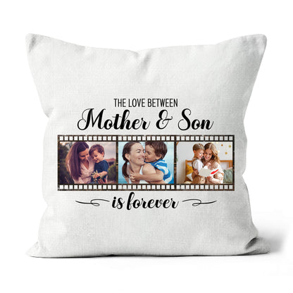Mother & Son Personalized Pillow, Mom Mother's Day Gift, New Mommy Birthday Christmas Keepsake| NPL31