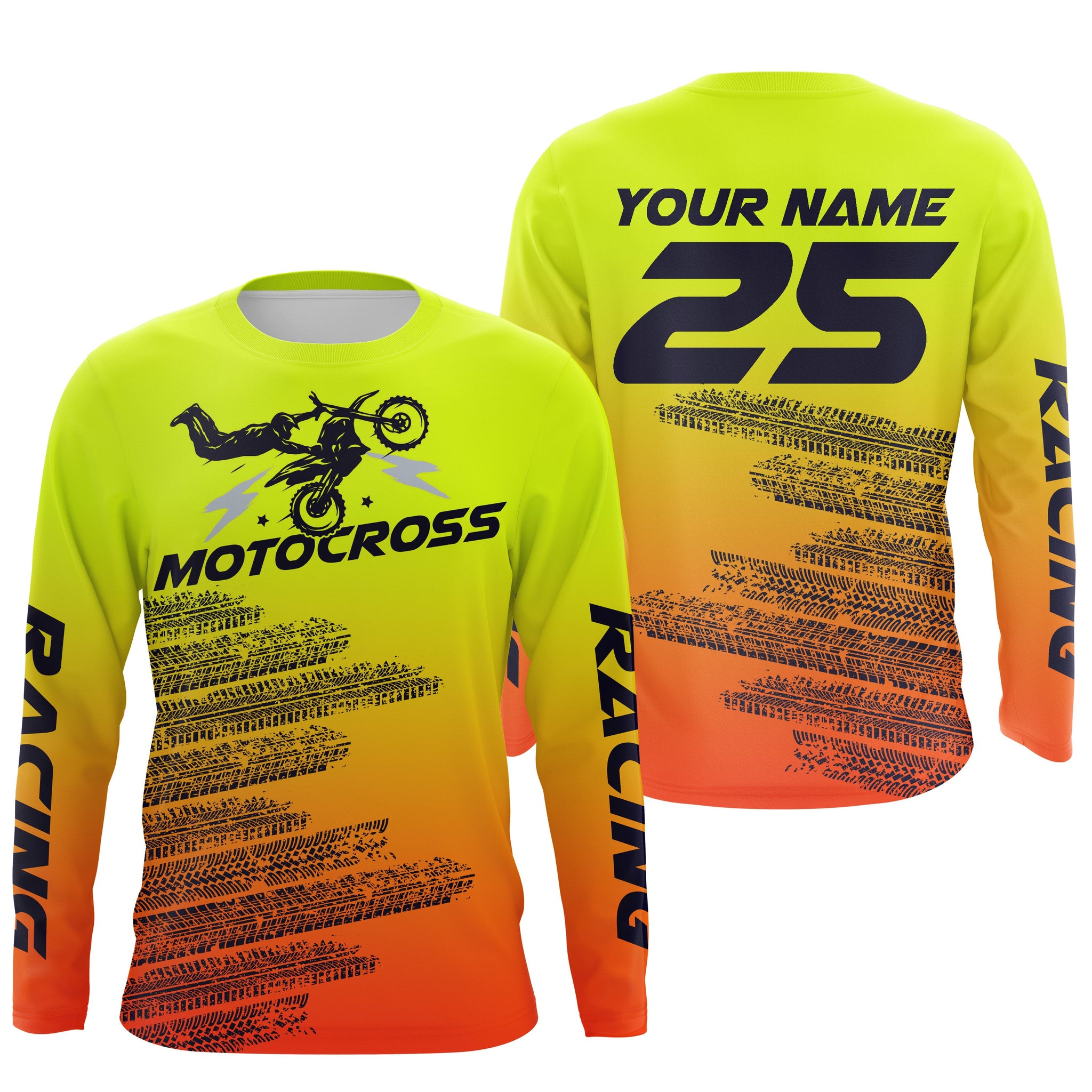 Custom motocross racing jersey UPF30+ men women kid dirt bike off-road motorcycle MX racewear NMS972