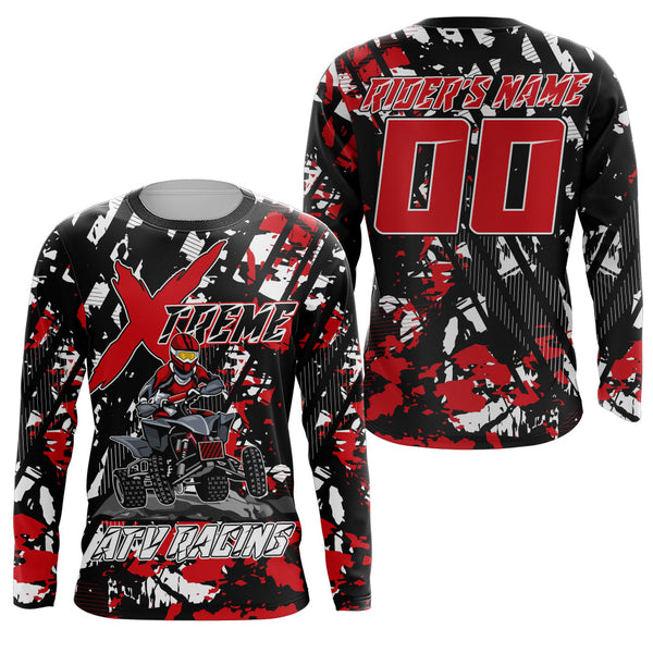 Extrem ATV Racing Jersey Personalized Quad Bike Shirt UPF30+ Adult Youth Off-road ATV Motocross NMS1361