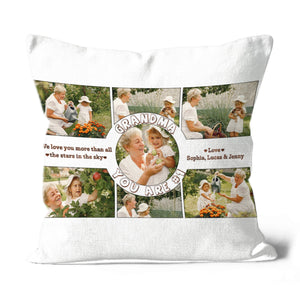 No.1 Grandma Personalized Pillow, Best Nana Ever Mother's Day Gift, Grandma Birthday Christmas Keepsake| NPL33