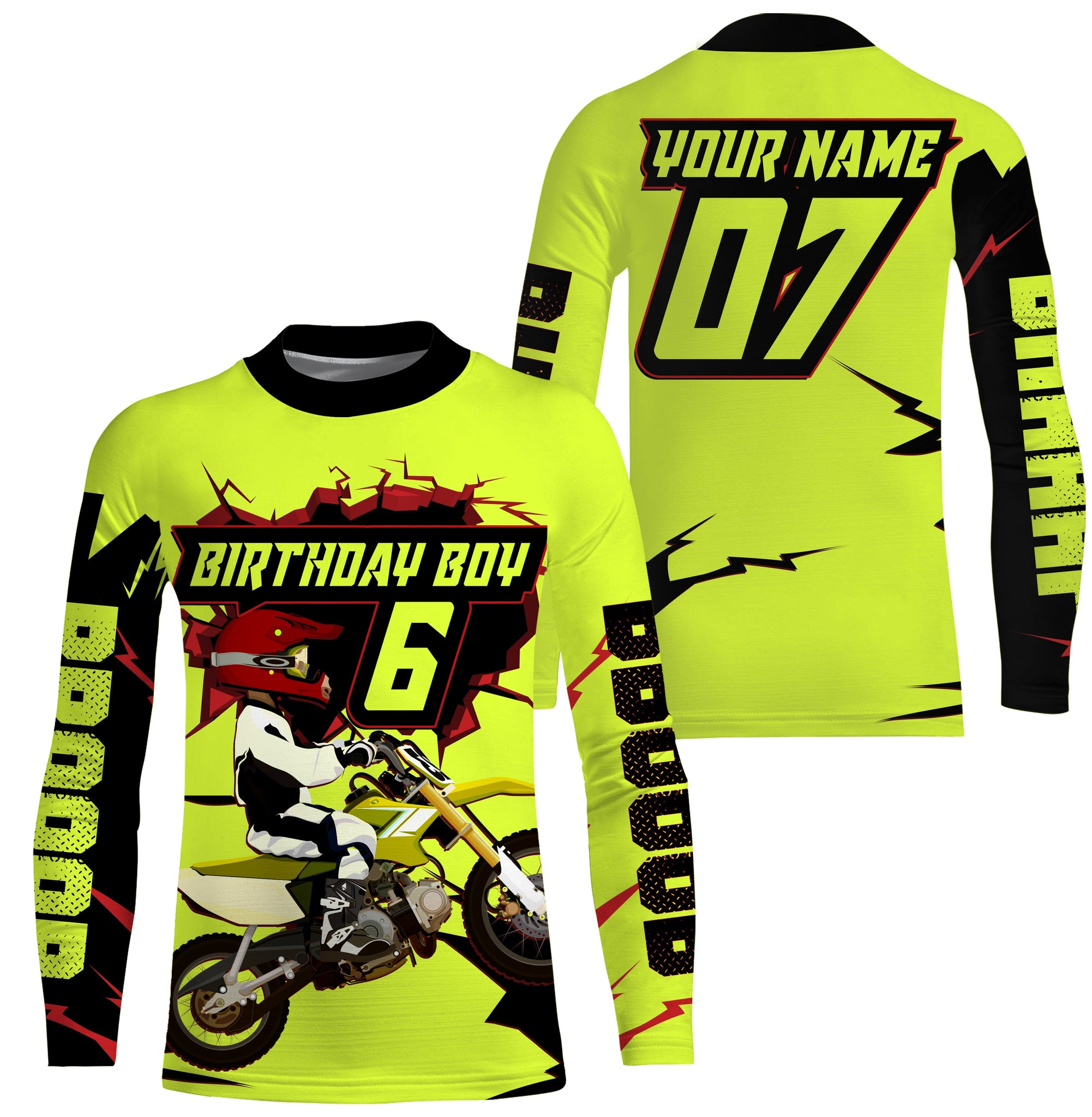 Custom youth motocross outlet jersey