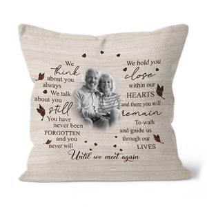 Personalized Memorial Pillow, Sympathy Gift for Loss of A Loved One in Heaven 1-sided Print Pillow NPL179