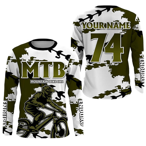 MTB jersey youth UPF30+ mountain biking shirt kids cycling jersey mens bicycle clothes boys girls| SLC260