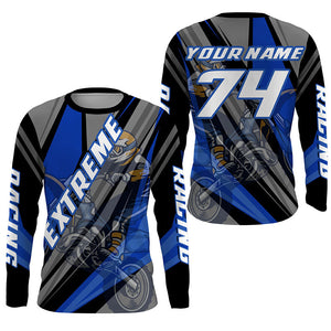 Extreme dirt bike riding jersey custom kid women men UPF30+ Motocross shirt off-road motorcycle  PDT286