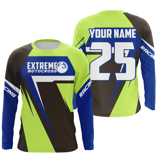 Extreme Motocross custom jersey for men women kids dirt bike racing off-road motorcycle riders NMS1005