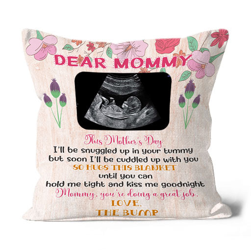 Dear Mommy The Bump's Photo - Personalized Mother's Day Mother