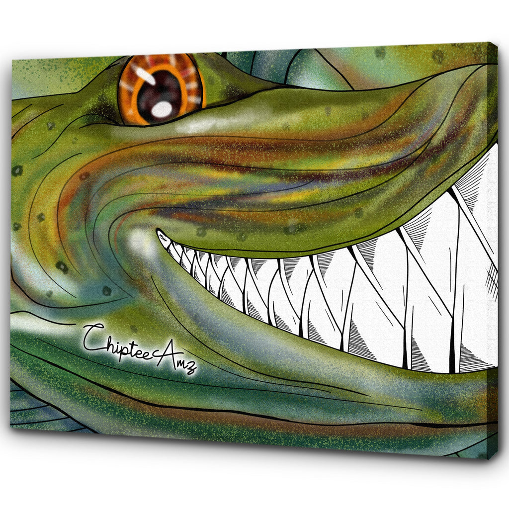 Funny Musky fishing art Matte Canvas ChipteeAmz's art Muskellunge wall –  Myfihu, image size:1024x1024