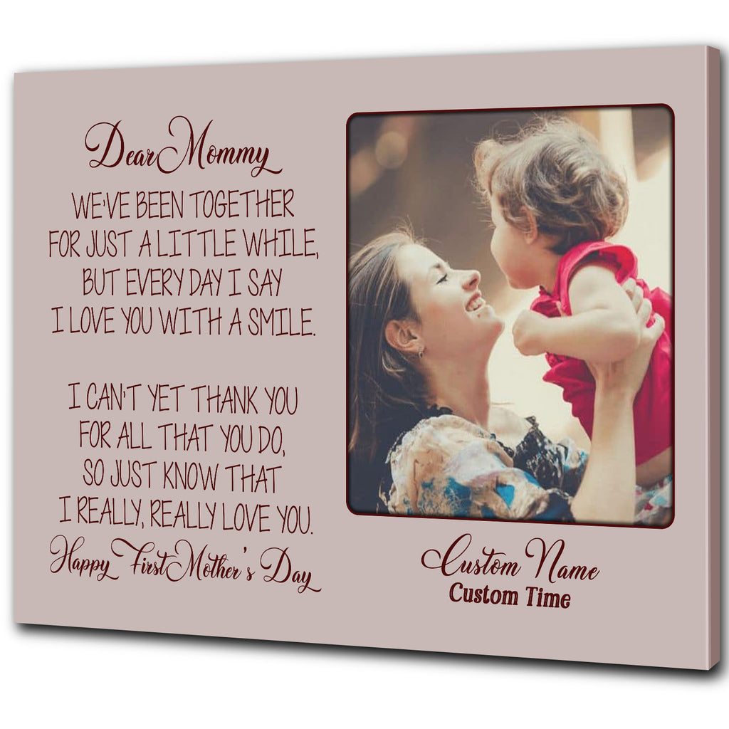 Dear Mommy The Bump's Photo - Personalized Mother's Day Mother