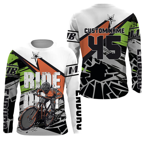 Kids MTB jersey UPF30+ mountain bike gear boys girls bike shirt downhill clothes cycling gear mens| SLC257