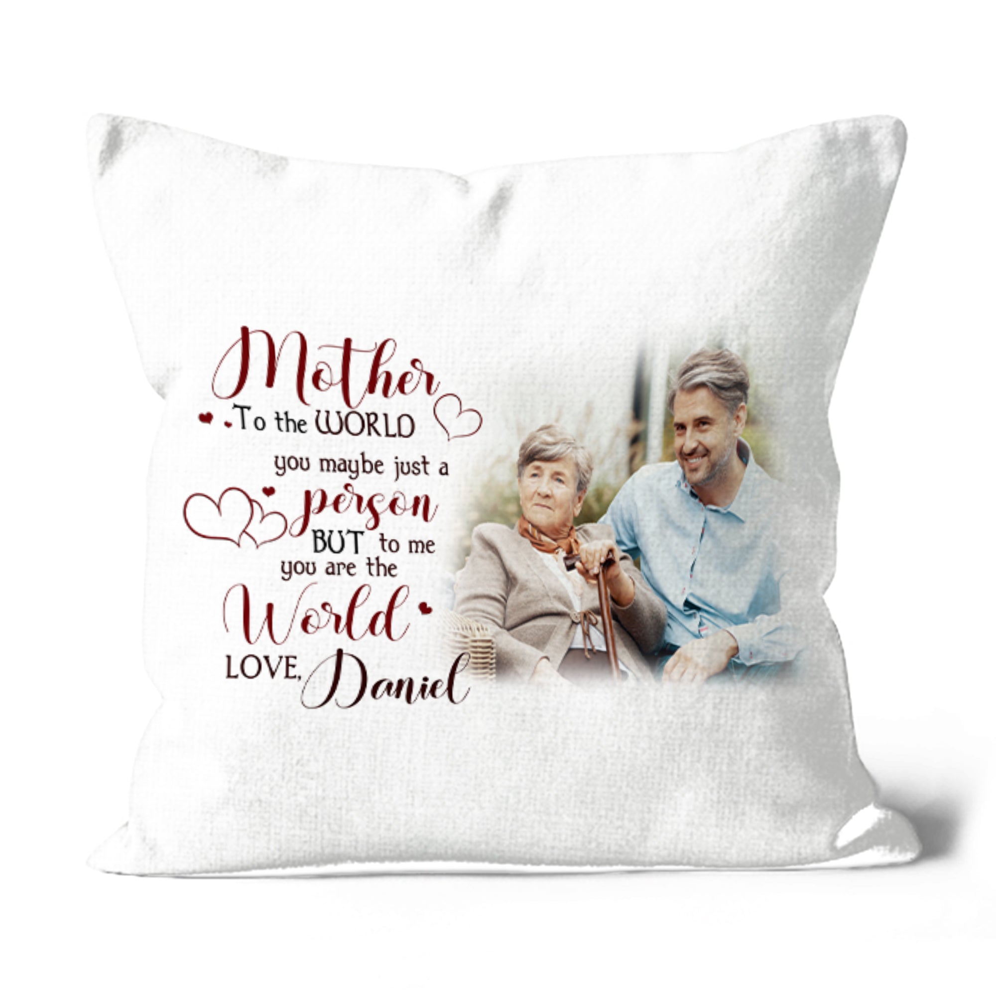 ME & YOU Mother's Day Gift For Mom Special Pillow, Happy Birthday Mom Gift