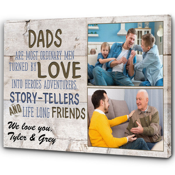 Personalized Canvas for Dad| You're The Dad Everyone Wishes They Had Canvas| Dad Gift for Christmas, Birthday, Thanksgiving| Gift for Dad on Father's Day| JC720