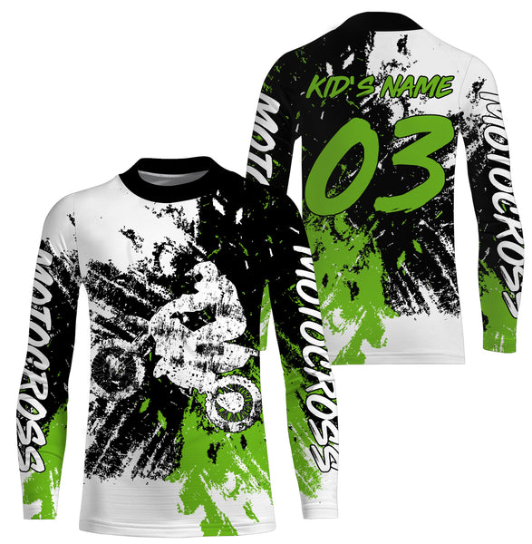 Custom motocross jersey adult&kid UV dirt bike MX racing shirt motorcycle off-road biker racewear NMS942