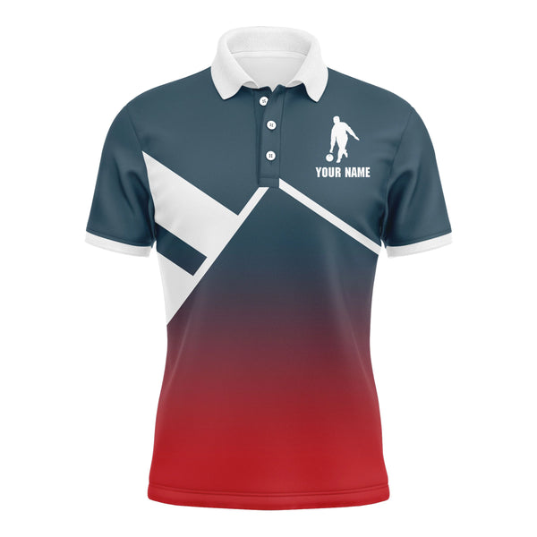 Funny Men Bowling Polo Shirt Personalized My Mind's in The Gutter Bowlers Jersey Short Sleeves NBP27