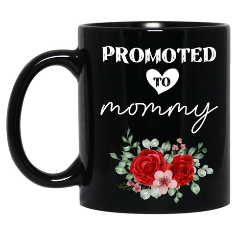 Mug for Mom - Promoted to Mommy Coffee Mug, Mother's Day Gift for Mom Grandma Stepmom from Daughter Son, Happy Mother’s Day, Gifts for Mom| AP556