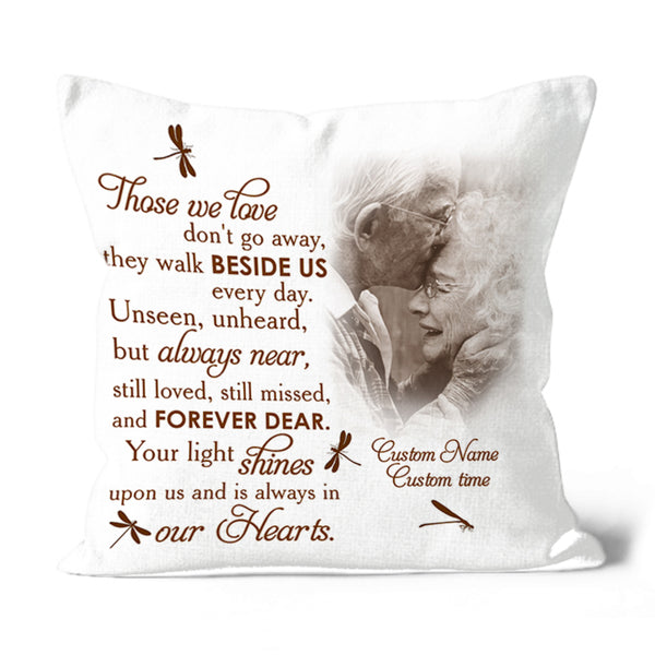 Memorial Pillow for Loss of Loved One| Personalized Memorial Gift Sympathy Gift In Loving Memory| JPL91