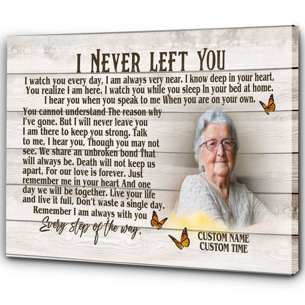 Sympathy gift for loss of loved one, I never left you Remembrance gift for loss of Father Mother - VTQ157