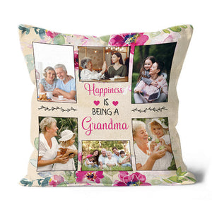 Grandma Personalized Pillow, Happiness Is Being Called Grandma, Nana Mother's Day Gift, Christmas| NPL23
