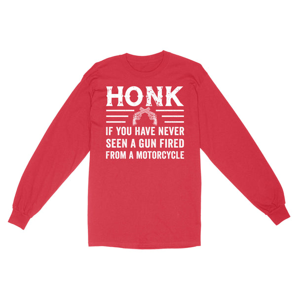 Motorcycle biker funny Long Sleeve