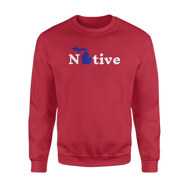 Michigan Native - Standard Crew Neck Sweatshirt