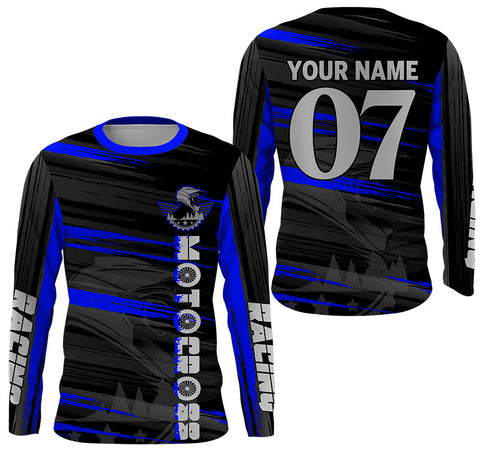 Personalized MX adult&kid jersey UV protective Motocross for life racing off-road dirt bike shirt PDT347