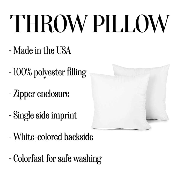 Personalized Memorial Pillow, Sympathy Gift for Loss of A Loved One Bereavement 1-side Print Pillow NPL182