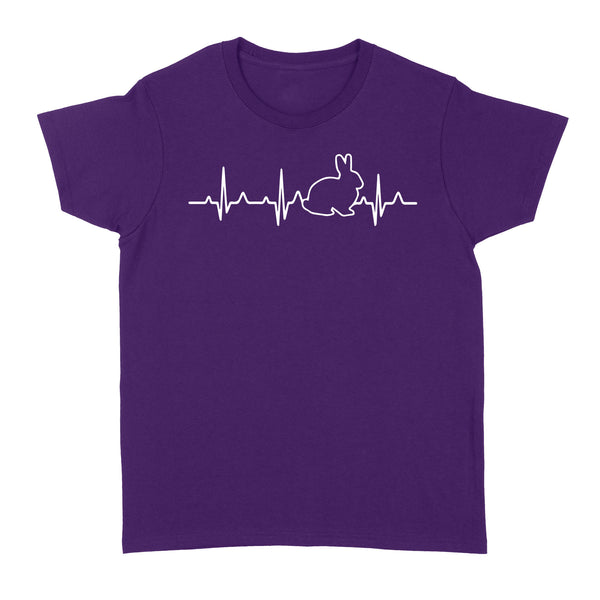 Rabbit Pulse Heartbeat Men Women's T-Shirt Bunny Shirt, Bunny Rabbit Shirt - FSD1378D03