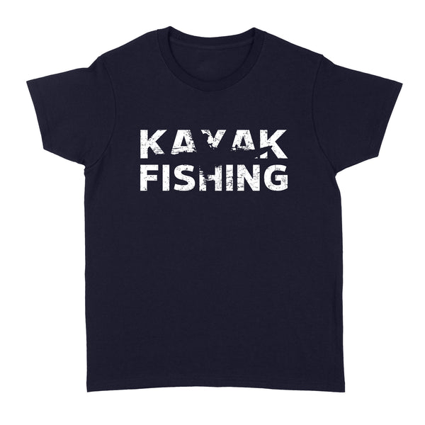 Kayak fishing women T-shirt kayak Angler Bass Fishing gift - FSD1177