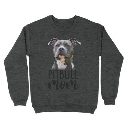 Happy mothers day dog mom pitbull mom sweatshirt personalized gift A223