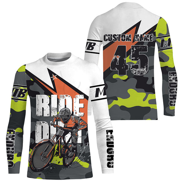 Ride dirt Personalized adult kid MTB downhill jersey UPF30+ Mountain biking gear cycling clothes| SLC229