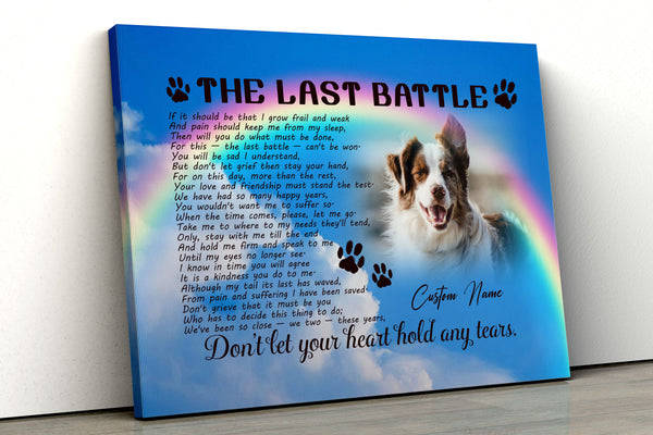 Dog memorial gifts, Loss of dog sympathy gifts, Dog passing away gifts, Pet memorial gifts - VTQ161