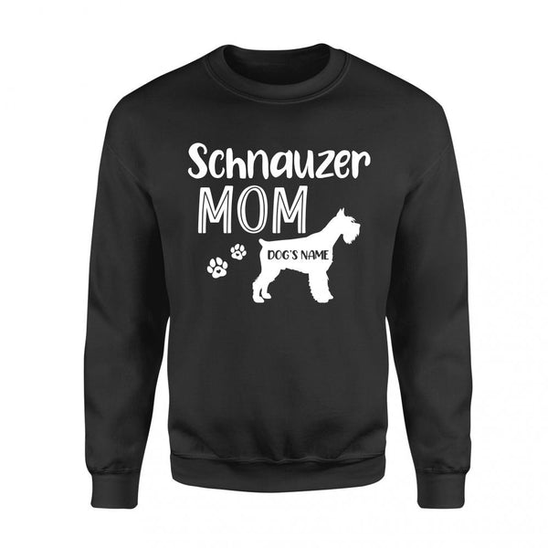 Happy mothers day dog mom schnauzer mom sweashirt personalized gift A219