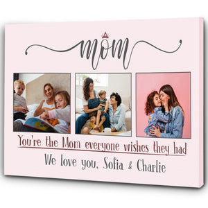 Mothers Day Gift From Daughter Personalize Mothers Day Gift From Son Mothers  Day Picture Ideas Mom Photo Collage Mothers Day Gifts 