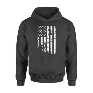 Duck Hunting American Flag 4th July Clothes, Shirt for hunter NQSD239 - Standard Hoodie