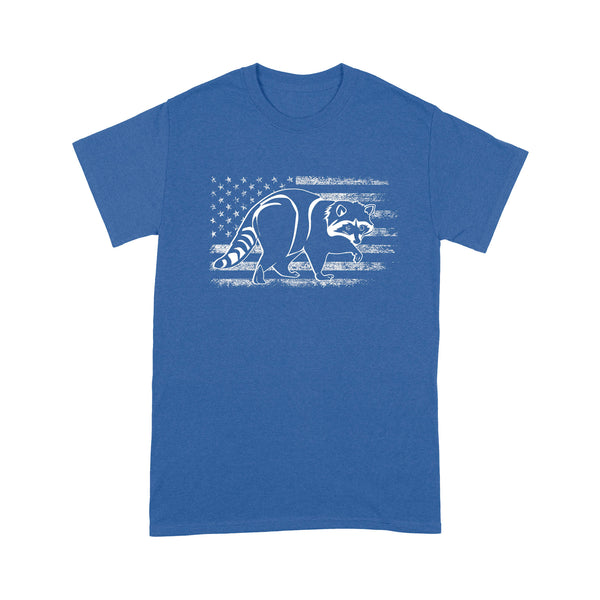 Coon hunting American flag 4th July, racoon hunter shirt NQSD241- Standard T-shirt
