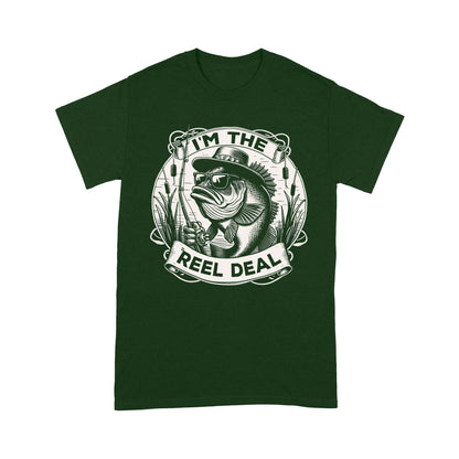 T-Shirt - I'm the reel deal gift for fisherman A54