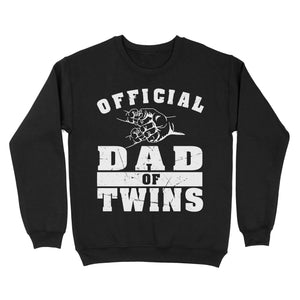 Official Dad Of Twins Shirt, First Bump Father Of Twins Sweatshirt TN27