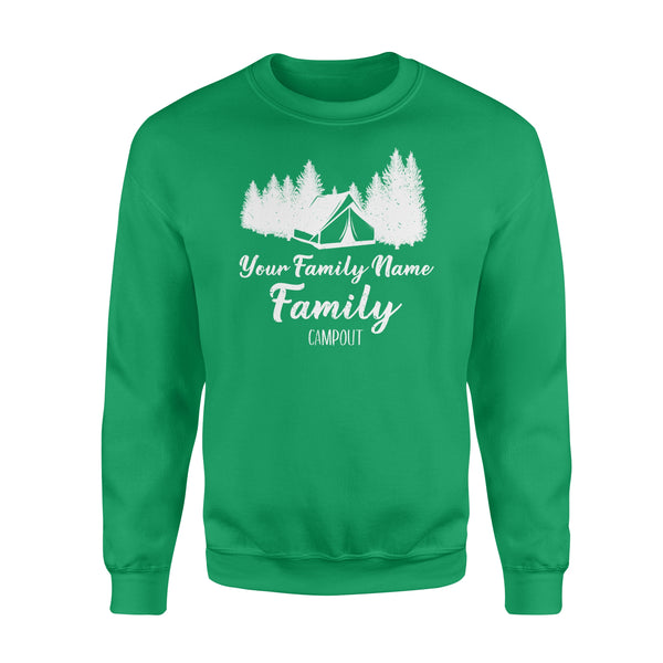 Family Camping Trip shirt, personalized family shirt NQSD68  - Standard Crew Neck Sweatshirt