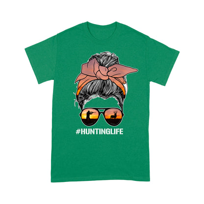 Christmas gift, hunting gift for hunter wife hunting life T-Shirt TAD02