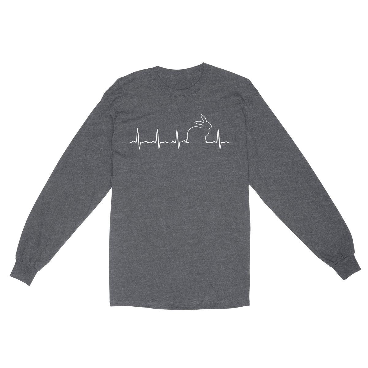 Men’s Rabbit hunting Shirt, Rabbit Pulse Heartbeat Long sleeve - FSD3787 D06