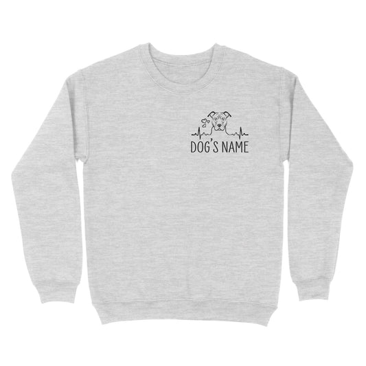 Dog mom mother's day pitbull mom sweatshirt personalized gift A225