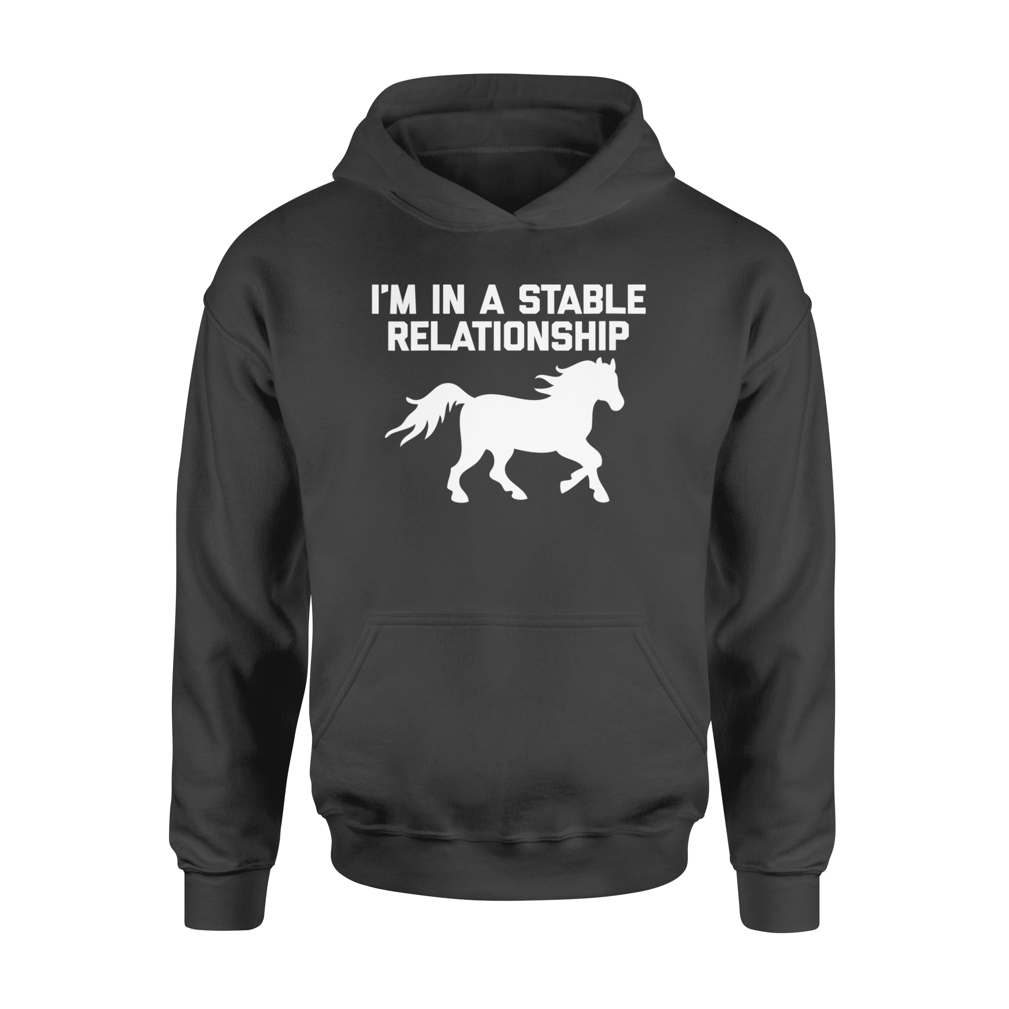 Funny "I'm In A Stable Relationship" Hoodie for Women - FSD1112