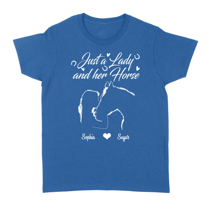 Personalized Gift For Horse Lover, Girl Love Horse Shirt For Women D02 NQS3156 Women's T-shirt