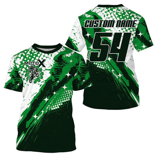 Personalized dirt bike kid men women jersey motoX off-road UPF30+ Motocross racing shirt PDT394