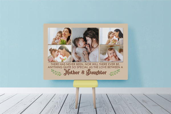 Custom Canvas for Mom| Mother and Daughter Photo Collage Wall Art| Mom Gift for Mother's Day Gift JC845